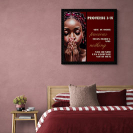 Póster Ela é Mais Preciosa do que Rubis Cartaz Glossy
