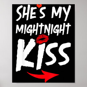 Poster Ela É Meu Beijo Da Meia-Noite Feliz Ano Novo Corre