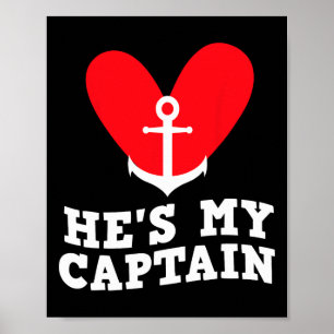 Poster Ela É Minha Âncora Ele É Meu Capitão Casais Combin