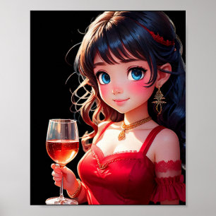 Poster Ela é uma pin-up artística especial