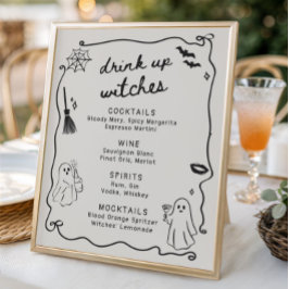 Poster Ela Encontrou O Chá de panela Do Boo Halloween