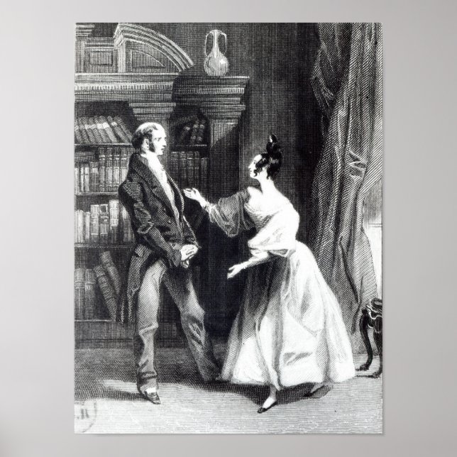 Poster Ela então lhe disse o que Darcy tinha voluntariame (Frente)