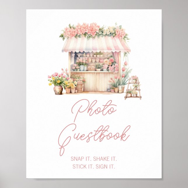 Poster Ela está fora do mercado Foto Guestbook (Frente)