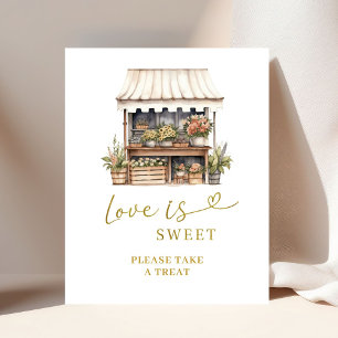 Poster Ela Está Fora do Mercado Letreiro de Festa Amor é 
