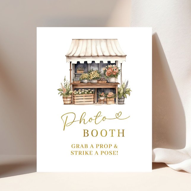 Poster Ela está fora do mercado, PhotoBooth Party Sign (Criador carregado)