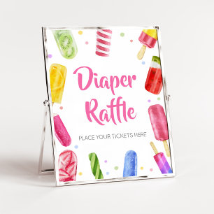 Poster Ela está pronta para a Fralda Pop Raffle