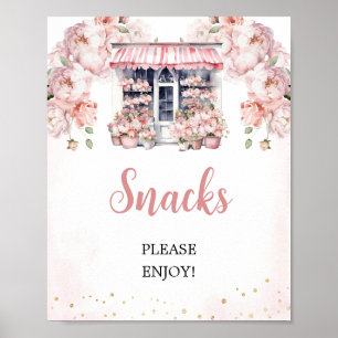 Poster Ela está rosa fora do mercado, Chá de panela