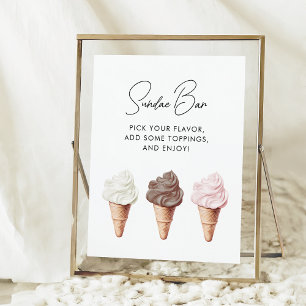 Poster Ela foi esfregada no Chá de panela Sundae Bar