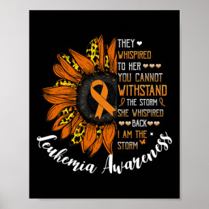 Poster Ela Gritou De Volta Eu Sou A Tempestade Leukemia A
