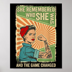 Poster Ela Lembrou-Se De Quem Era E O Jogo Mudou