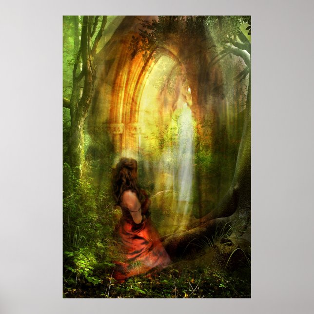 Poster Ela Rezou com Oração (Frente)