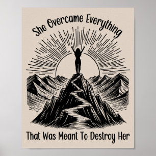Poster Ela Ultrapassou O Empoderamento De Mulheres De Art