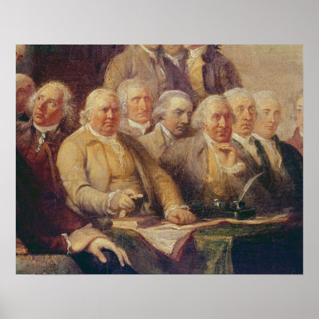 Poster Elaboração da Declaração de Independência (Frente)