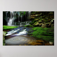Elakala Waterfall Rochedos da Mossy, Piscina em es