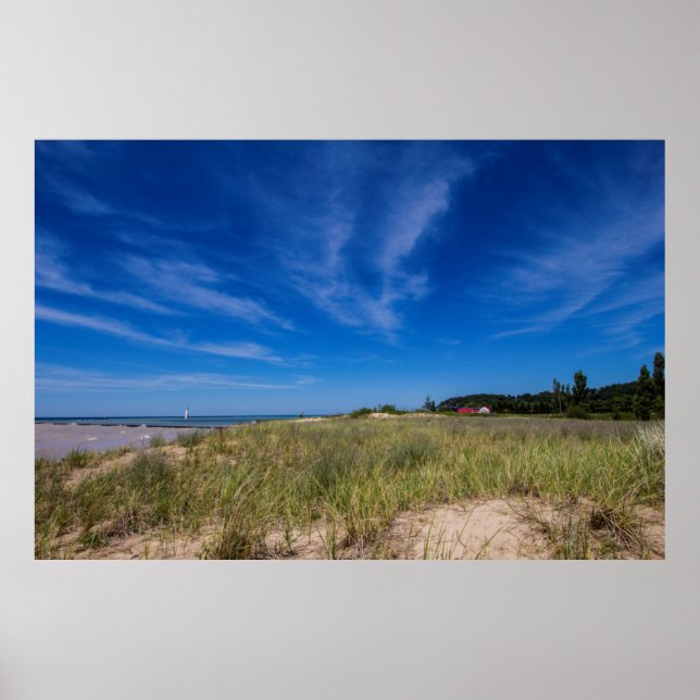 Poster Elberta Beach, Michigan (Frente)