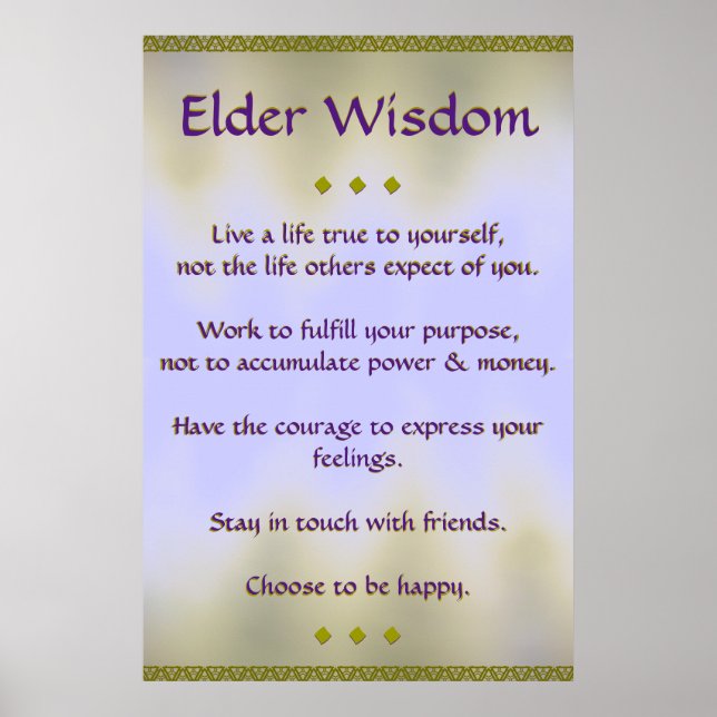 Poster Elder Wisdom III (Frente)