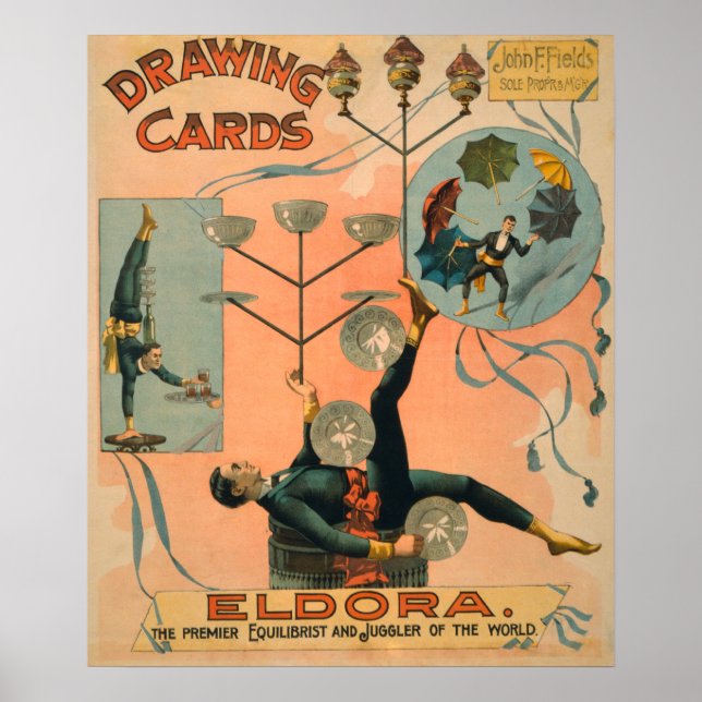 Poster Eldora, Premier Equilibrist e Juggler da (Frente)