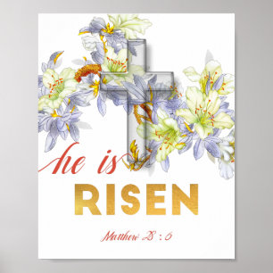 Poster Ele É O Decor De Páscoa Risen