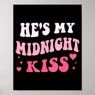 Poster Ele é o meu beijo da meia-noite dizendo casal româ