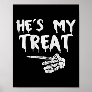 Poster Ele é o meu golpe de fantasia do Skeleton Hallowee