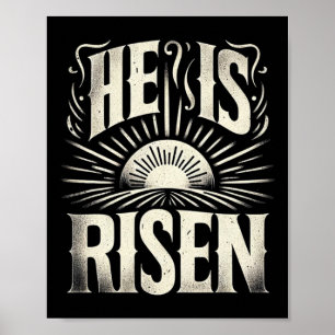 Poster Ele Está Risado Jesus Deus, ressurreição do Sol Cr