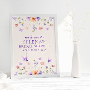 Poster Ele Me Dá Um Sinal De Boas-Vindas Às Borboletas Ro