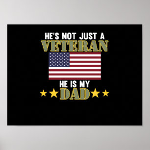 Poster Ele não é apenas um veterano. Ele é Pai Veteran