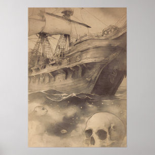 Poster Ele Navio Pirata Esquecido