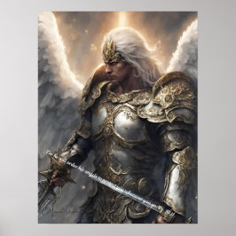 Poster Ele ordenará aos anjos dele que o protejam. Pôster