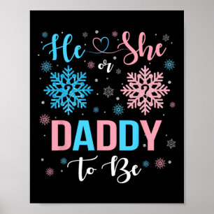 Poster Ele Ou Ela Pai Ser Sexo De Neve De Natal