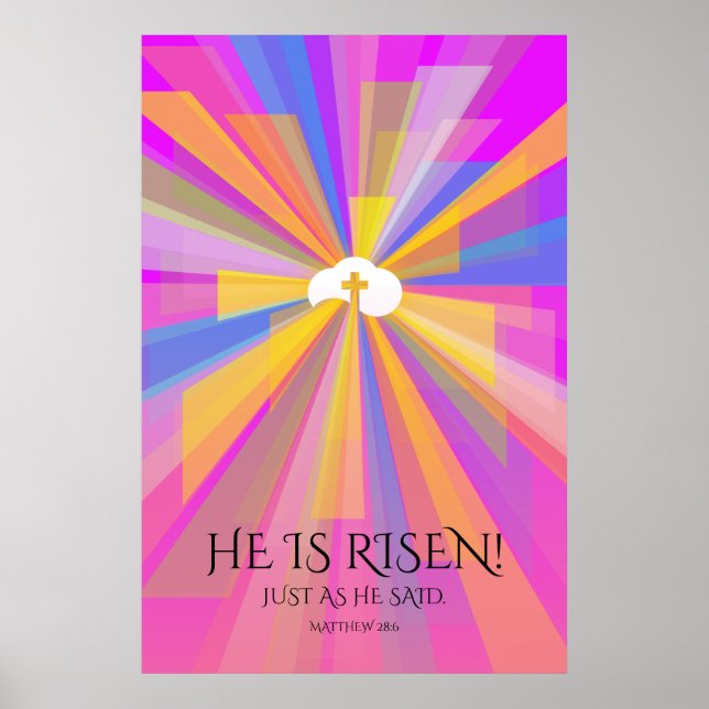 Póster Ele Ressuscitou! (Frente)