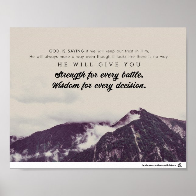 Poster Ele sempre fará uma maneira (Frente)