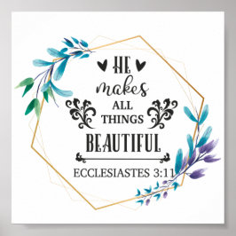 Poster Ele Torna Todas as Coisas Belas