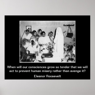 Poster Eleanor Roosevelt sabedoria