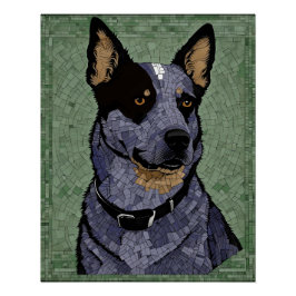 Póster Eleanor the Blue Heeler