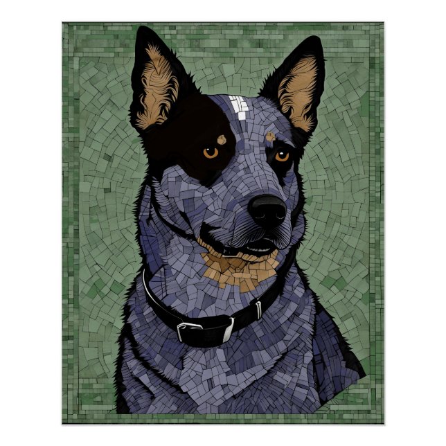 Póster Eleanor the Blue Heeler (Frente)