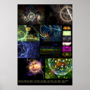 Póster Electric Sheep + Milkdrop (Various #9)