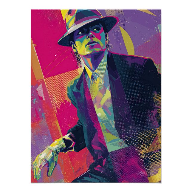Póster  Electric Thriller Noir (Frente)