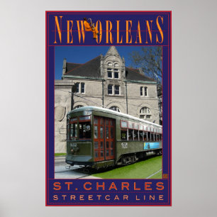 Poster Eléctrico-Impressão de N'awlins