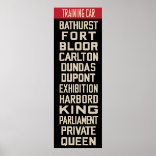 Póster Eléctrico Rollsign do PCC (IKEA molda feito sob