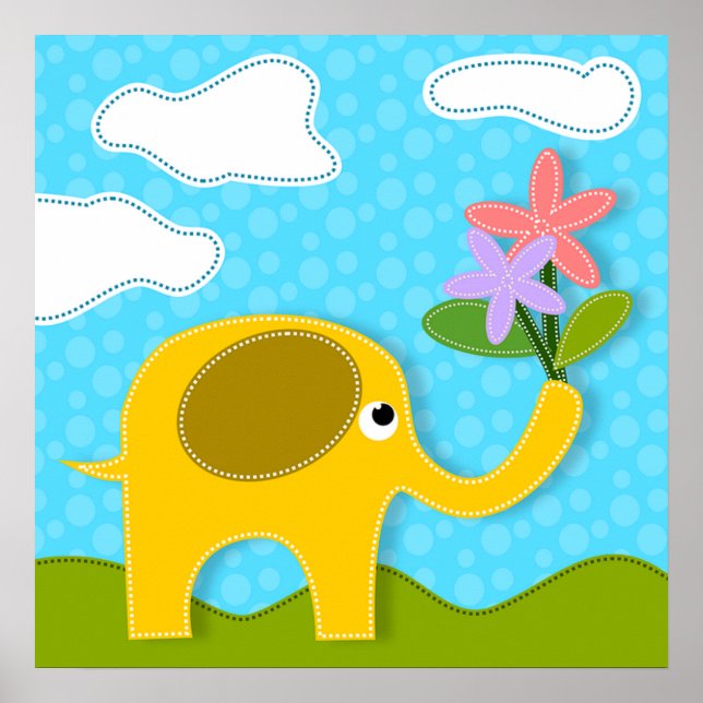 Poster Elefante (Frente)