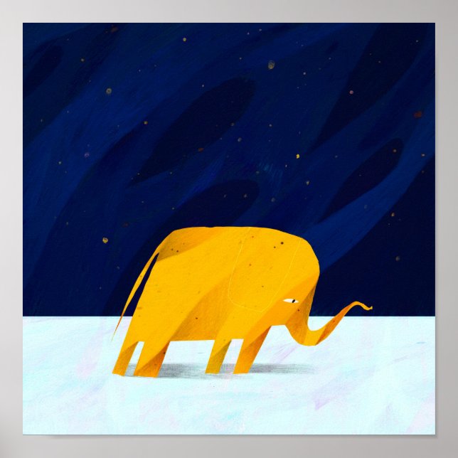 Poster Elefante (Frente)