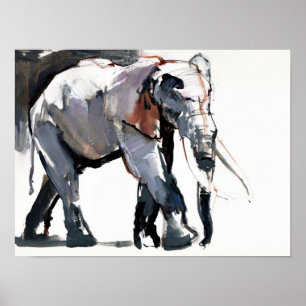Póster Elefante africano 2012