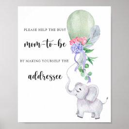 Poster Elefante & Balão - Ajude a Mãe Futurama Atarefada