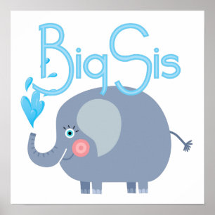 Póster Elefante Big Sis