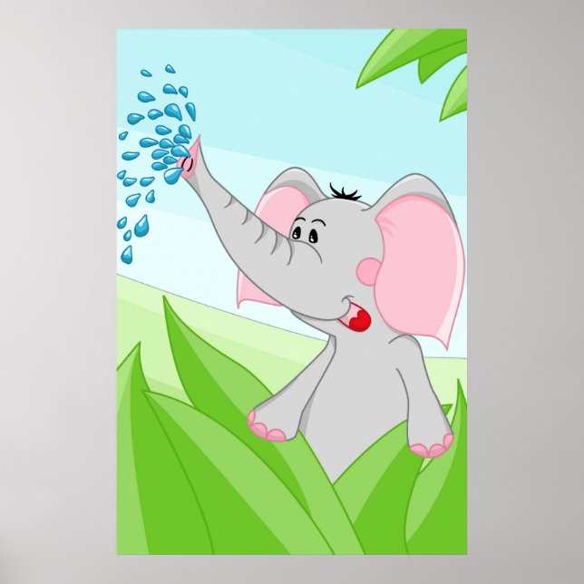 Póster Elefante da África (Frente)