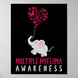 Poster Elefante de Consciência do Mieloma Múltiplo