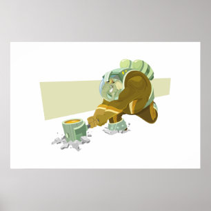 Poster Elefante do espaço