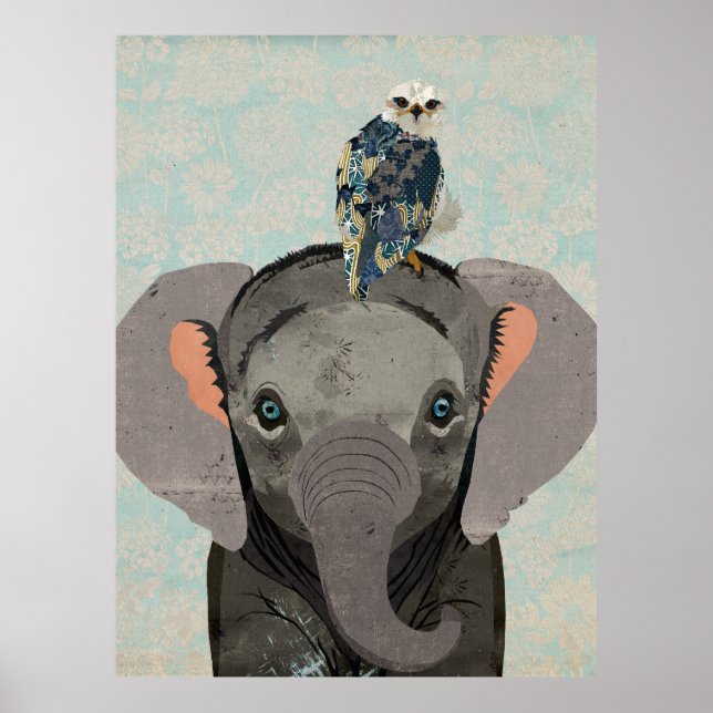 POSTER ELEFANTE E FALCON (Frente)