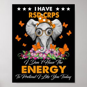 Poster Elefante Eu Tenho Presentes de Consciência RSD CRP